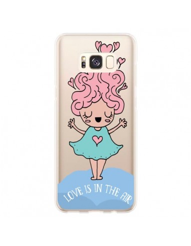 Coque Samsung S8 Plus Love Is In The Air Fillette Transparente - Claudia Ramos