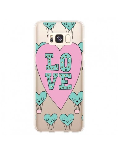 Coque Samsung S8 Plus Love Nuage Montgolfier Transparente - Claudia Ramos