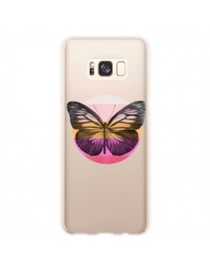 Coque Samsung S8 Plus Papillon Butterfly Transparente -...