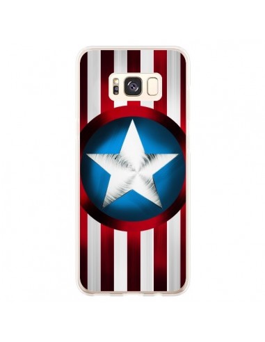 Coque Samsung S8 Plus Captain America Great Defender - Eleaxart