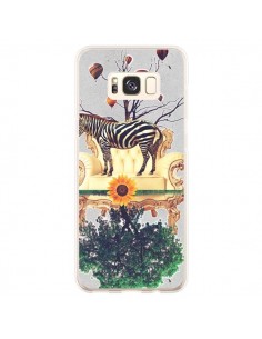 Coque Samsung S8 Plus Zebre The World - Eleaxart