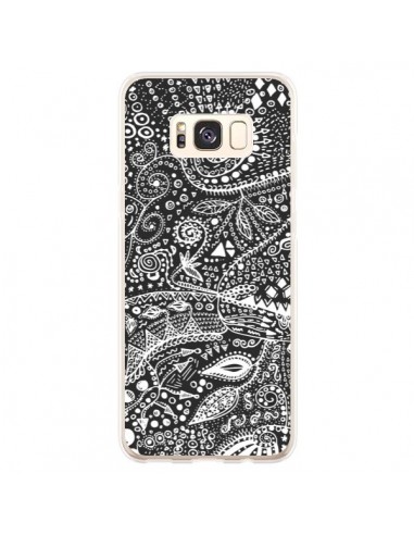 Coque Samsung S8 Plus Azteque Noir et Blanc - Eleaxart