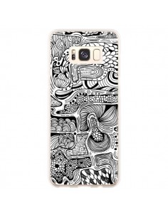 Coque Samsung S8 Plus Reflejo Reflet Noir et Blanc -...