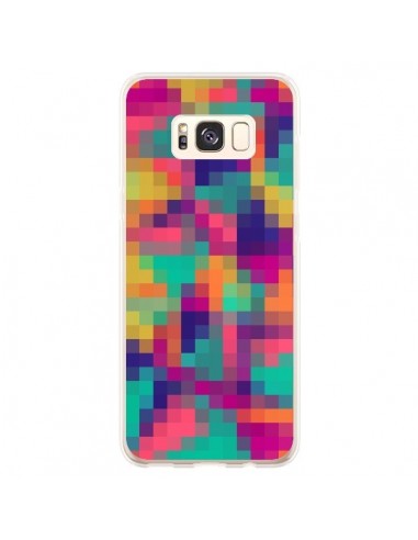 Coque Samsung S8 Plus Exotic Mosaic Pixels Azteque - Eleaxart