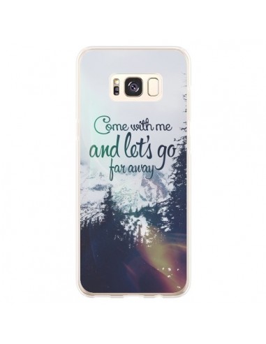 Coque Samsung S8 Plus Let's Go Far Away Snow Neige - Eleaxart