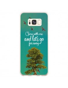 Coque Samsung S8 Plus Let's Go Far Away Tree Arbre -...