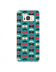 Coque Samsung S8 Plus Hipster Moustache Noeud Papillon -...