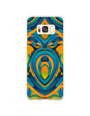 Coque Samsung S8 Plus Cross Heart Azteque Coeur - Eleaxart