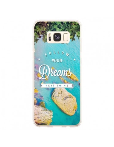Coque Samsung S8 Plus Follow your dreams Suis tes rêves Islands - Eleaxart