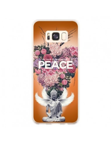 Coque Samsung S8 Plus Peace Fleurs Buddha - Eleaxart