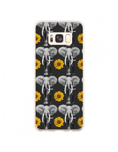 Coque Samsung S8 Plus Elephant Tournesol - Eleaxart