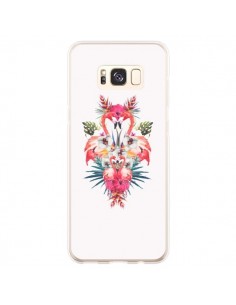 Coque Samsung S8 Plus Tropicales Flamingos Tropical...
