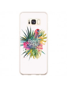 Coque Samsung S8 Plus Have a great summer Ete Perroquet...