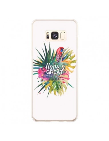 Coque Samsung S8 Plus Have a great summer Ete Perroquet Parrot - Eleaxart