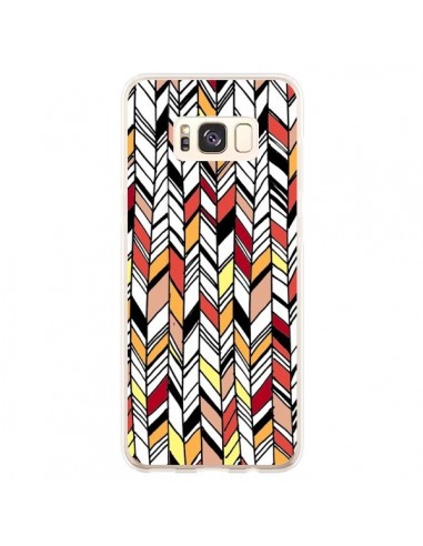 Coque Samsung S8 Plus Graphic Azteque Rouge Orange -  Léa Clément