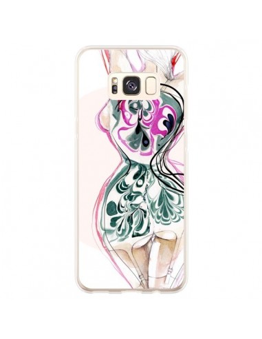 Coque Samsung S8 Plus Femme en fleurs - Elisaveta Stoilova