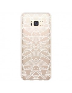 Coque Samsung S8 Plus Lignes Miroir Grilles Triangles...