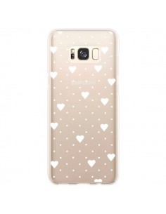 Coque Samsung S8 Plus Point Coeur Blanc Pin Point Heart...