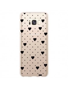Coque Samsung S8 Plus Point Coeur Noir Pin Point Heart...