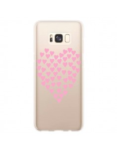 Coque Samsung S8 Plus Coeurs Heart Love Rose Pink...
