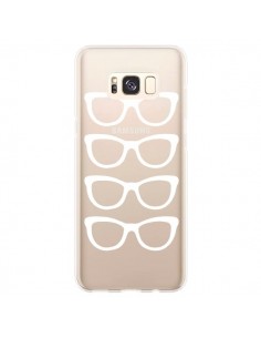 Coque Samsung S8 Plus Sunglasses Lunettes Soleil Blanc...