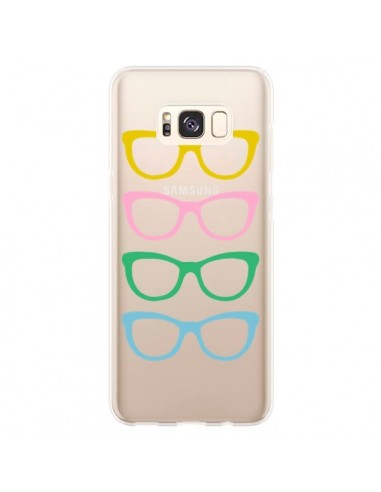 Coque Samsung S8 Plus Sunglasses Lunettes Soleil Couleur Transparente - Project M