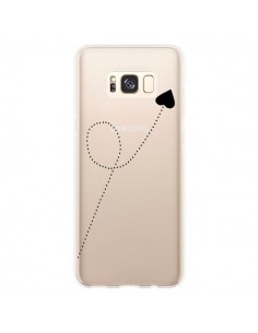 Coque Samsung S8 Plus Travel to your Heart Noir Voyage...