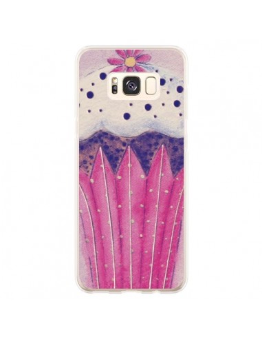 Coque Samsung S8 Plus Cupcake Rose - Irene Sneddon