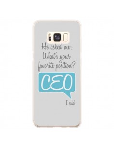 Coque Samsung S8 Plus What's your favorite position CEO I...