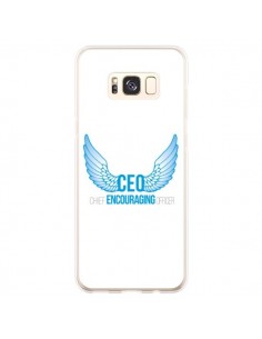 Coque Samsung S8 Plus CEO Chief Encouraging Officer Bleu...