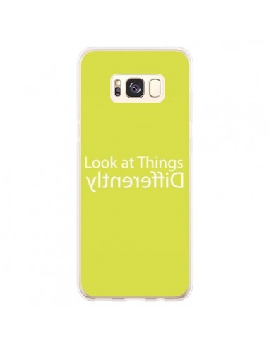Coque Samsung S8 Plus Look at Different Things Yellow - Shop Gasoline