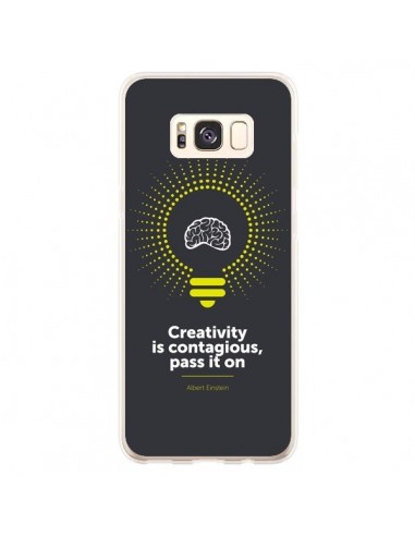 Coque Samsung S8 Plus Creativity is contagious, Einstein - Shop Gasoline