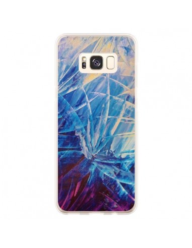 Coque Samsung S8 Plus Fleurs Violettes françaises - Ebi Emporium