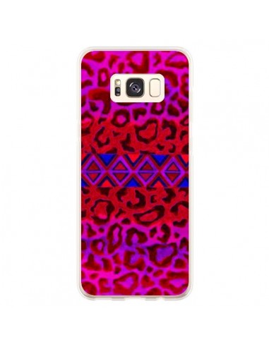 Coque Samsung S8 Plus Tribal Leopard Rouge - Ebi Emporium