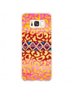 Coque Samsung S8 Plus Tribal Leopard Rose - Ebi Emporium