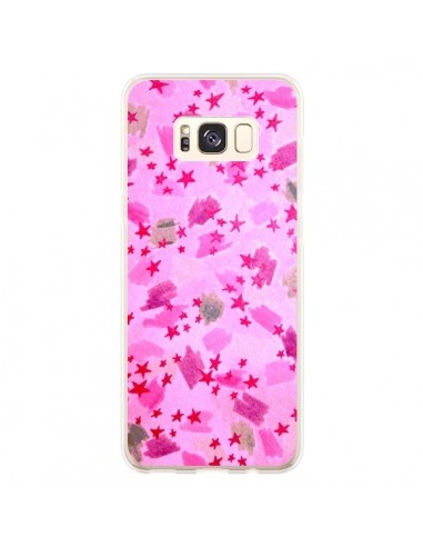 Coque Samsung S8 Plus Stars Etoiles Roses - Ebi Emporium