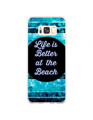 Coque Samsung S8 Plus Life is Better at The Beach - Ebi Emporium