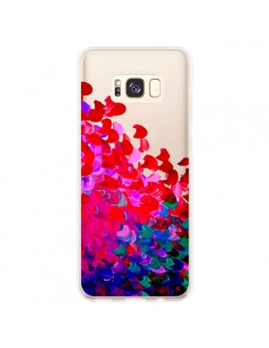 Coque Samsung S8 Plus Creation in Color Pink Rose Transparente - Ebi Emporium