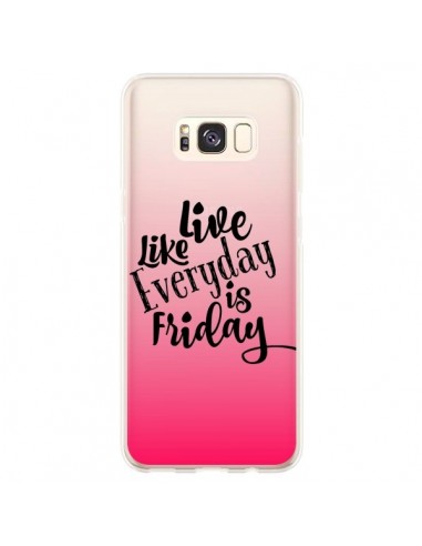 Coque Samsung S8 Plus Everyday Friday Vendredi Live Vis Transparente - Ebi Emporium