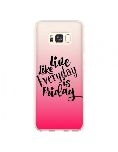 Coque Samsung S8 Plus Everyday Friday Vendredi Live Vis Transparente - Ebi Emporium