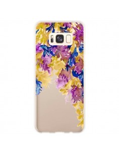 Coque Samsung S8 Plus Cascade Florale Transparente - Ebi...
