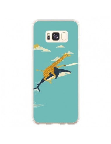 Coque Samsung S8 Plus Girafe Epee Requin Volant - Jay Fleck