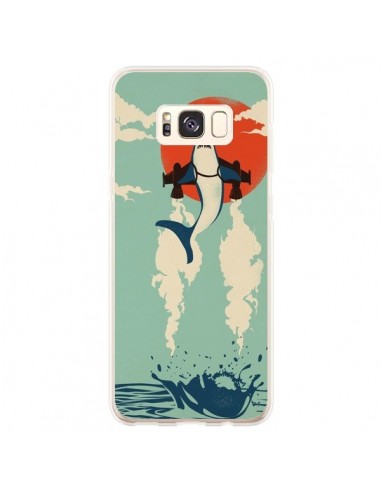 Coque Samsung S8 Plus Requin Avion Volant - Jay Fleck