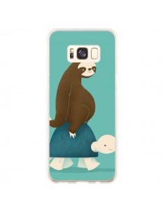 Coque Samsung S8 Plus Tortue Taxi Singe Slow Ride - Jay...
