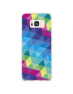 Coque Samsung S8 Plus Azteque Gheo Bleu - Javier Martinez