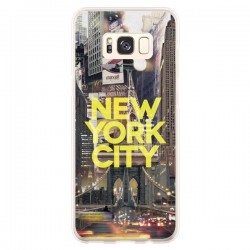 Coque Samsung S8 Plus New York City Jaune - Javier Martinez