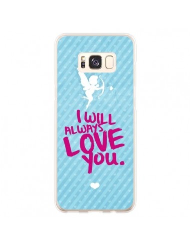 Coque Samsung S8 Plus I will always love you Cupidon - Javier Martinez