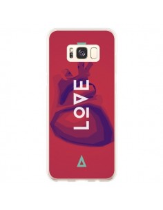 Coque Samsung S8 Plus Love Coeur Triangle Amour - Javier...