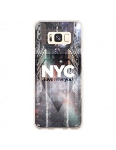Coque Samsung S8 Plus I Love New York City Violet -...