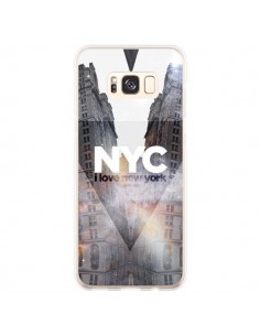 Coque Samsung S8 Plus I Love New York City Orange -...